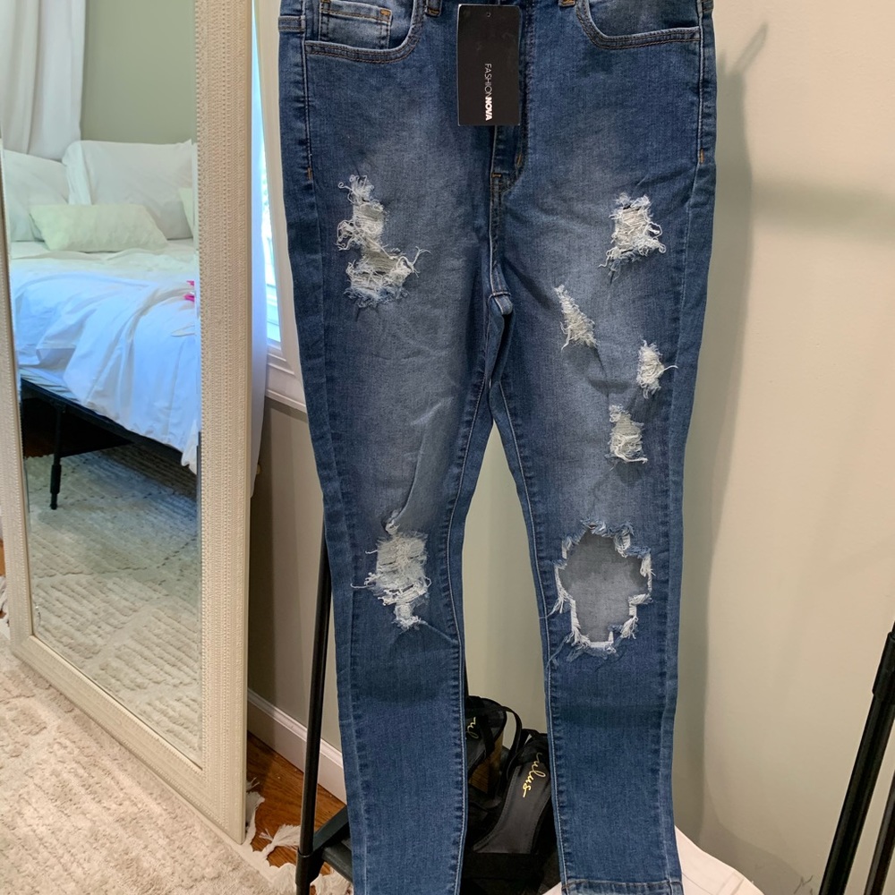 Fashion Nova High Waisted Jeans